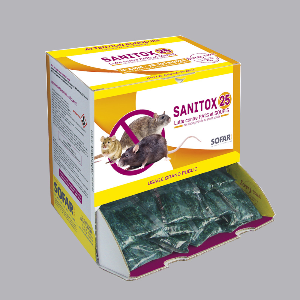 SUBITO strong 25 avoine décortiquée en sachets rats, souris 150g